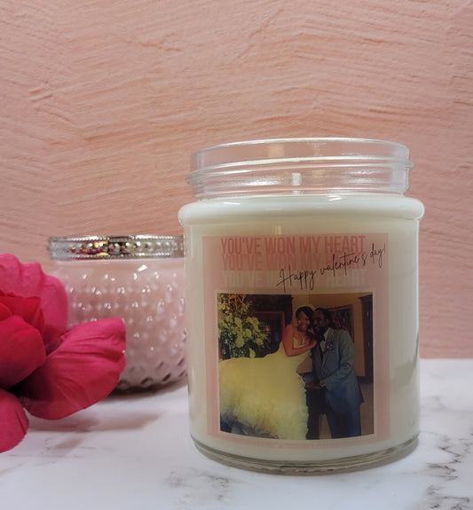 You Won My Heart  7oz Candle | Memorable Candles Co    Japanese Cherry Blossom Scent