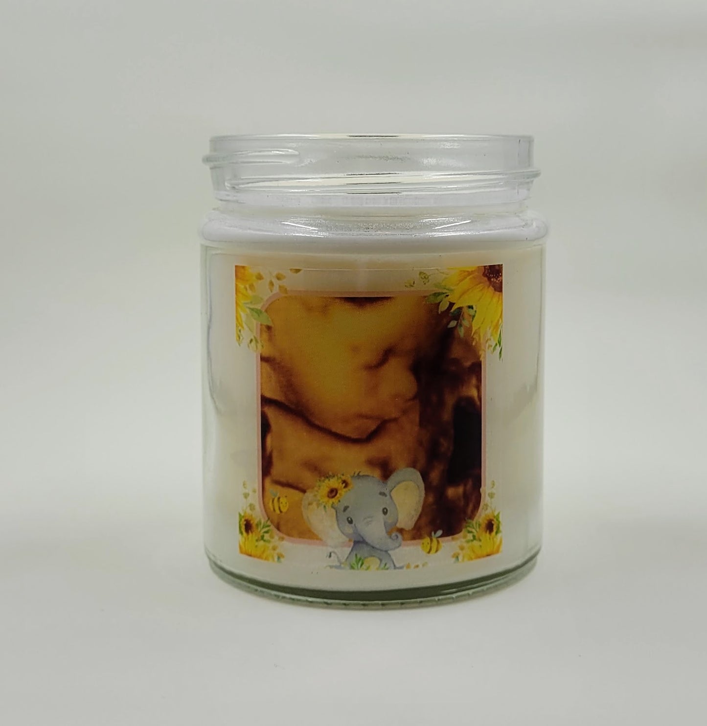 Customizable Sonogram Candle