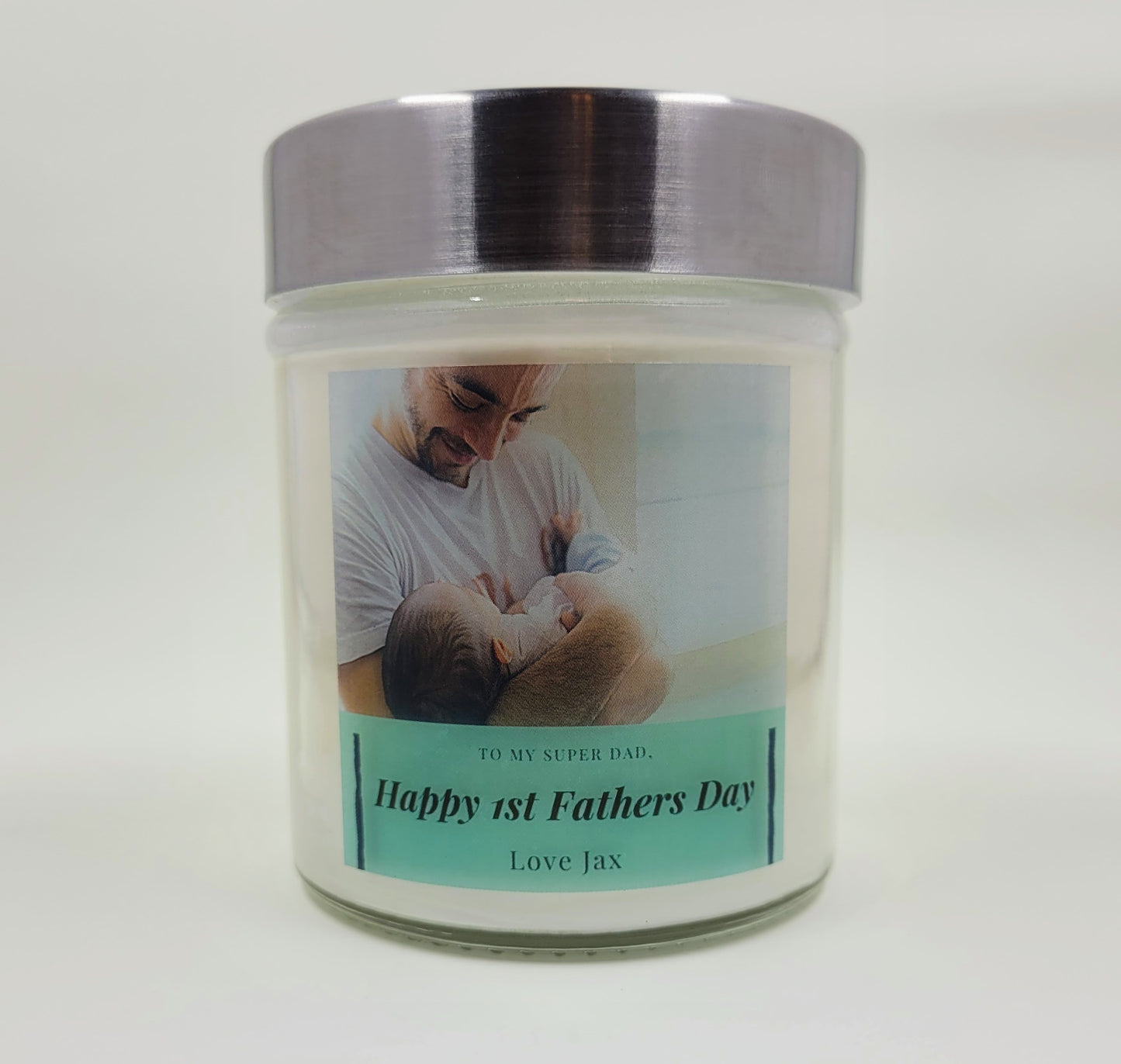 Customizable Father's Day Candle