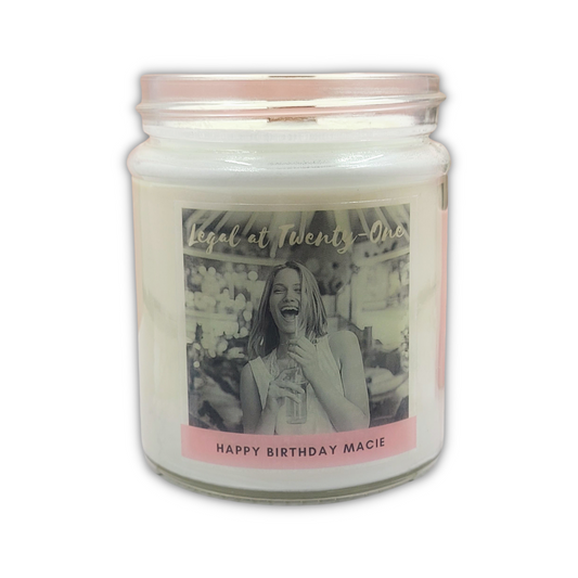 Customizable 21st Birthday Candle